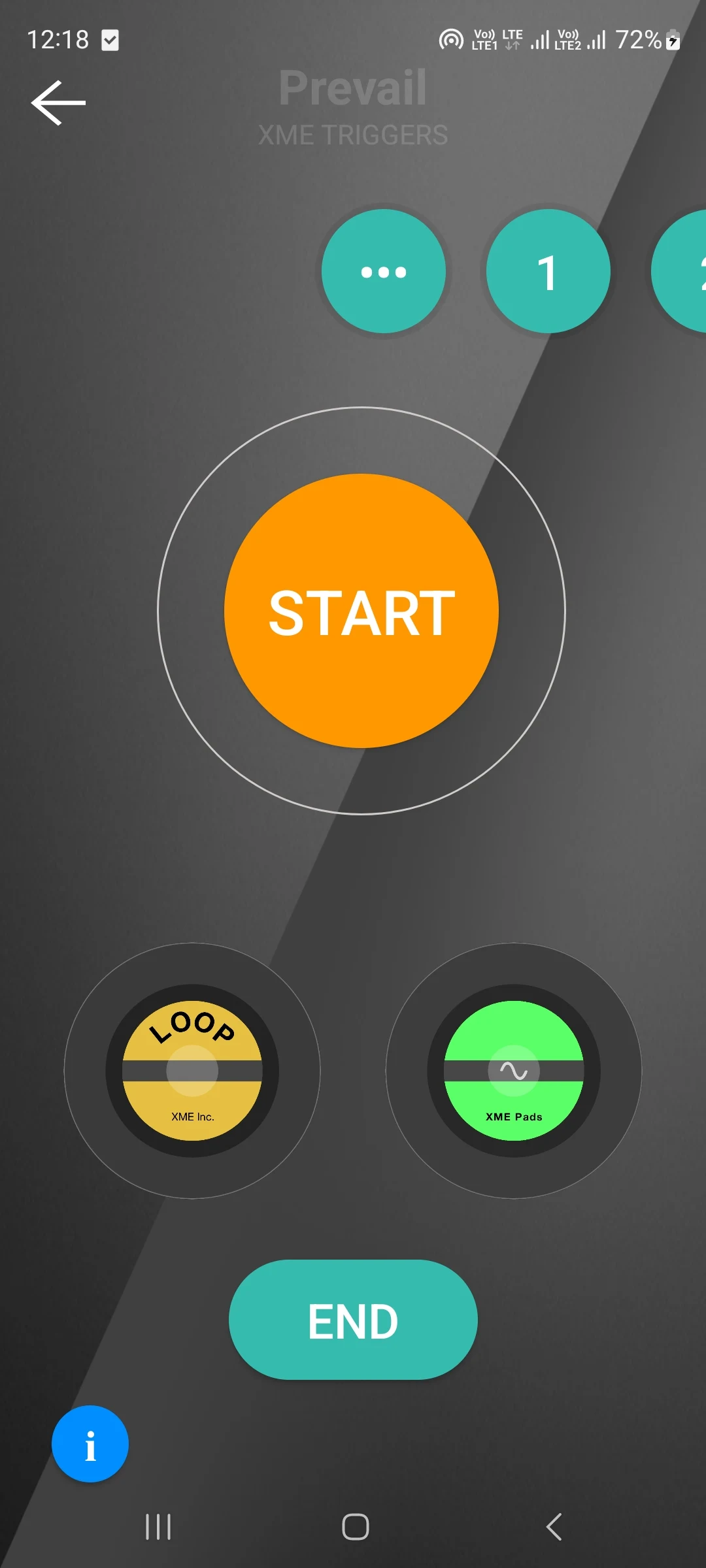 XME TRIGGERS screenshot
