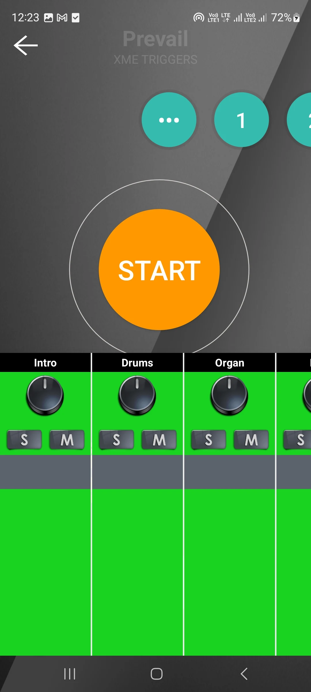 XME TRIGGERS screenshot